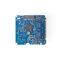 NanoPi R76S OpenWrt RK3576 Mini Router SBC Octa-Core con Doble Ethernet Gigabit de 2.5G, Placa de Desarrollo 58x58x1.6mm Sin Carcasa