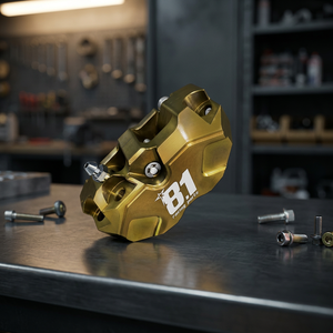 คาลิปเปอร์เบรกมอเตอร์ไซค์ไทเทเนียมคุณภาพสูงจากอิตาลี Hurricane 8.1 BRK179 ขนาด 84 มม. สำหรับเปลี่ยนทดแทน - Product Image 3