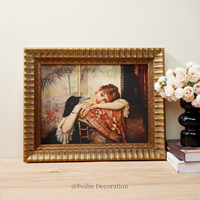 Tableaux de paysages européens et fleurs, impression haute définition vintage, toile murale Shabby Chic à suspendre pour mariage et décoration intérieure
