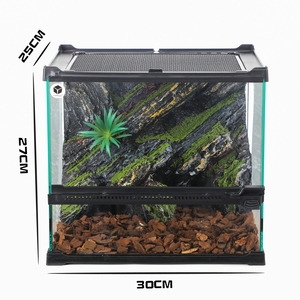 Terrarium pour reptiles en verre coloré - Mz-Xtd252535c - Rose - Product Image 5