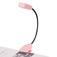Mini lampe de lecture LED à clipser, rechargeable par USB, luminosité réglable, protection des yeux, lampe de lecture portable