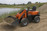 Elektrischer Kleinradlader mit Hocheffizienzmotor & Getriebe für Sand/Landwirtschaft und Transportbetonanlagen