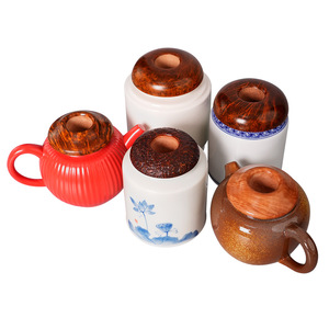 Muxiang Blue And White Porcelain Wooden Cigarette Pipe With Briar Wood Cap And Ceramic Body For Men Smoking Hookah - Product Image 5