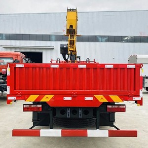 รถบรรทุกติดเครนตงเฟิงใหม่ 4x2 ยูโร 2 ดีเซล 5 ตัน 6.3 ตัน เกียร์ธรรมดา รถเครนแบบยืดหดได้ - Product Image 5