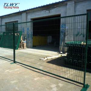 PVC tùy chỉnh Canada tạm thời hàng rào cổng xây dựng tạm thời hàng rào an toàn xây dựng nhà xây dựng tạm thời hàng rào - Product Image 4