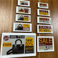 Label Harga Digital Eink Epd Ble Api Baru untuk Supermarket Preisschild Etiquetas De Precio Digitales Nfc Esl Electronic Shelf Label