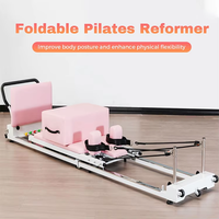 Appareil de Pilates pliable et léger pour usage domestique, Reformer de Pilates en fer