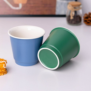 Mug en céramique, couleur unie, sans anse, petit mug à café pour la maison, cadeau, logo personnalisé - Product Image 2