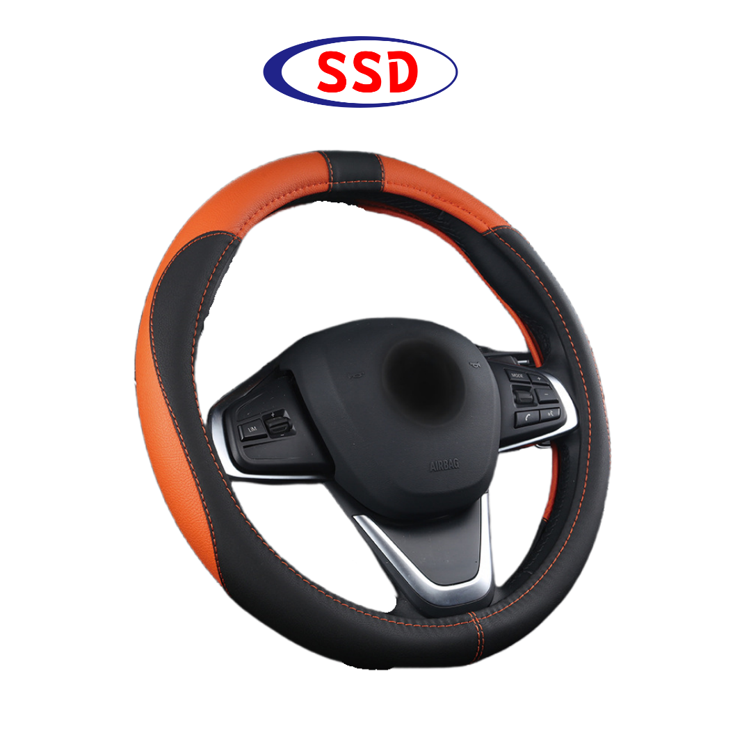 Универсальные аксессуары 36-42 см, красочные чехлы из искусственной кожи, ПВХ, Нескользящие, прочные чехлы на руль автомобиля на заказ