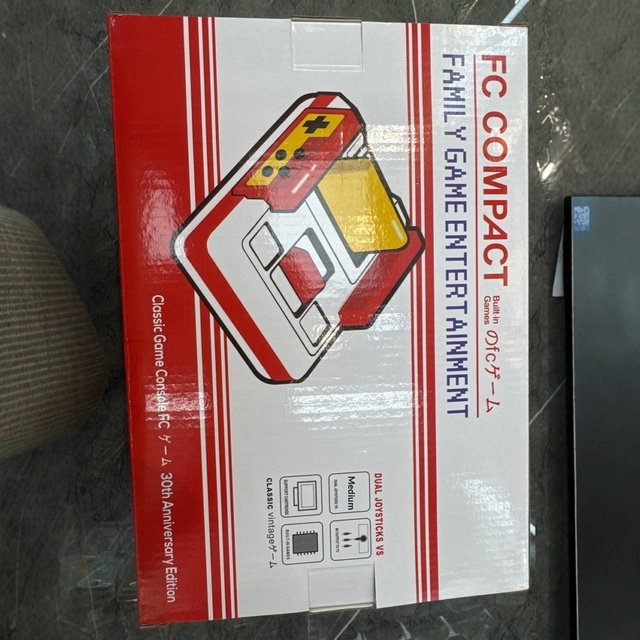 Model RS35 Nostalgic FC Video Game Console, Classic Retro Home TV Red/White , 8-bit Card Insert Game Player Built- in 500+Games