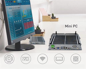 Mini PC de escritorio industrial sin ventilador Intel 8th/10th/11th Gen Core I3 I5 I7 Dual LAN X86 integrado con sistema operativo <span class=keywords><strong>Linux</strong></span> - Product Image 2