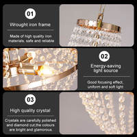 Luminaires suspendus de luxe pour événements festifs, hôtels, décorations de salles de mariage, lustres en cristal pour la décoration de mariage