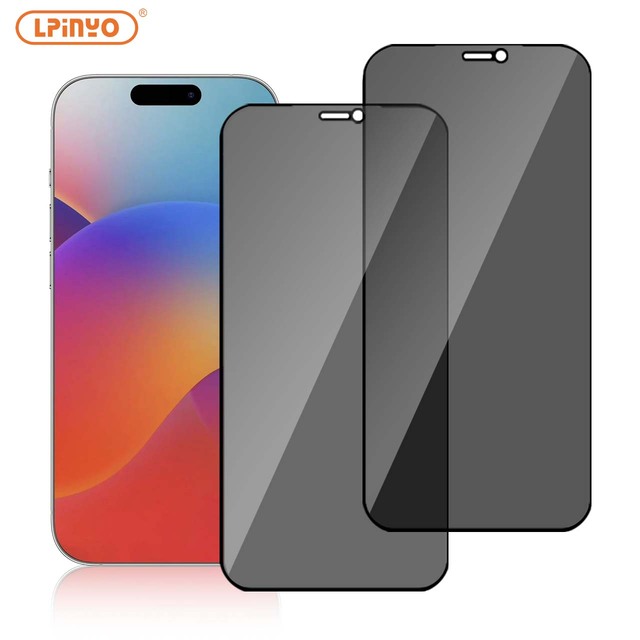 Privacy Anti-spy Silk Tempered Glass Screen Protector Film 14 15 Pro for Iphone 16 Pro Max 12 13 Mobile Phone Accessories