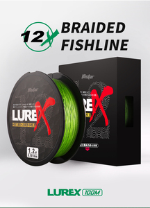 HISTAR Ligne tressée longue portée 12 brins en polyéthylène vert flottante 100M haute résistance pour la pêche en ruisseau et en rivière - Product Image 4