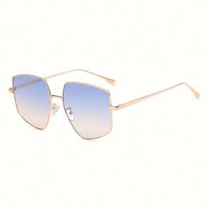 Gafas de Sol Cuadradas de Metal Retro de Moda 2022 para Mujer, Gafas de Sol de Gran Tamaño con Protección UV400 para Conducir, para Hombre - Product Image 6