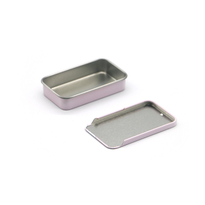 Caja Metálica Rectangular Multifuncional y Resistente para Mentas, con Tapa Deslizante, al por Mayor - Product Image 5