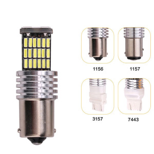 12V Canbus S25 lampadina LED 1156/BA15S/BAU15S P21W/PY21W 1157 BAY15D <span class=keywords><strong>P21</strong></span> 5W 4014 45SMD nuova auto moto indicatore di direzione luce freno - Product Image 5