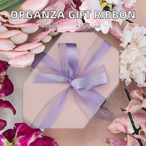 Ruban cadeau en organza polyester, <span class=keywords><strong>demi</strong></span>-satin et chiffon pour la Saint-Valentin, bouquet floral et décoration <span class=keywords><strong>de</strong></span> boîte cadeau - Product Image 2