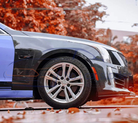 Pièces automobiles en fibre de carbone, mise à jour, pare-chocs avant modifié, garde-boue pour Cadillac ATS 2013-2019, kit carrosserie de type V
