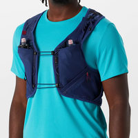 Gilet de course léger en nylon personnalisé avec logo d'usine, doublure en polyester imperméable, unisexe, pour la randonnée et le marathon