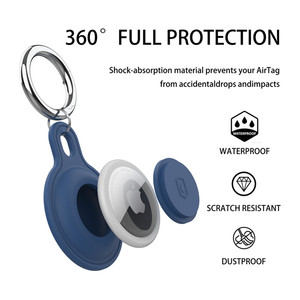 Funda Protectora de Silicona para <span class=keywords><strong>AirTag</strong></span>, Mini Localizador de Llaves, Accesorios Antipérdida, Soporte para Llavero, Funda para <span class=keywords><strong>AirTag</strong></span> - Product Image 6