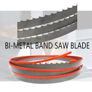 Cuchillas de sierra de cinta bimetálicas M51 M42 personalizadas para trabajar la madera, hoja de sierra de cinta bimetálica HSS para cortar metal y madera - Product Image 1