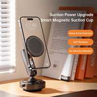 Support de téléphone magnétique pour voiture X75 Vacuum Magnetic Success 360 °   Support de charge sans fil rotatif et pliable pour téléphone