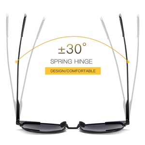 Occhiali da sole moda A1582 con lenti TAC in lega + montatura in magnesio polarizzato UV400 occhiali da vista Anti-riflesso - Product Image 4