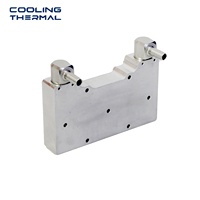 Plaque de refroidissement à eau brasée sous vide personnalisée avec base en cuivre pour solution de refroidissement de puces CPU/GPU de serveur haute puissance