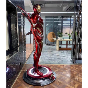Figurine d'action Marvel Sculpture de personnage de <span class=keywords><strong>super</strong></span> héros grandeur nature <span class=keywords><strong>Iron</strong></span> <span class=keywords><strong>Man</strong></span> MK50 avec décoration d'ailes Statue en résine - Product Image 6