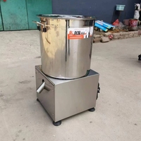 Kleine Plantaardige Dehydrator Commerciële Roestvrijstalen Spin Droger Volautomatische Groente Vulling Spin Droger