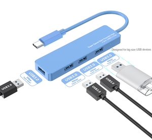 2025อุปกรณ์เสริมคอมพิวเตอร์ฮับ USB <span class=keywords><strong>4</strong></span> in 1, USB 3.2 Gen 1 5Gbps อะแดปเตอร์ฮับ OTG Type C <span class=keywords><strong>4</strong></span>พอร์ต - Product Image 3