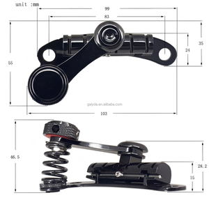 Puente de Trémolo Cromado Metálico al por Mayor para Guitarra LP SG, Pieza de Repuesto para Guitarra Jazz LP SG - Product Image 3