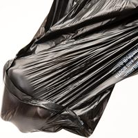 Sacs poubelles réutilisables en PEHD blanc légèrement transparent, recyclables, épaissis, résistants aux fuites et à la chaleur, avec cordon de serrage, pour vêtements et literie