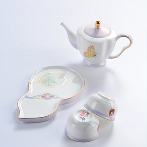 Juego de Té de Porcelana Fina Huazhuqingfeng, Estilo Europeo, Tetera, <span class=keywords><strong>Tazas</strong></span> de Lujo Resistentes al Calor para Uso en el Hogar y la Oficina - Product Image 5