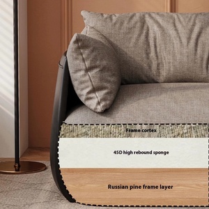 GEDO medio stile <span class=keywords><strong>antico</strong></span> divano singolo originale scandinavo luce retrò colore creativo corrispondente soggiorno pigro spugna un posto - Product Image 5