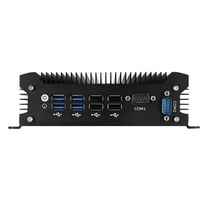 Mini PC Intel sans ventilateur, double Ethernet, Core I7-10710U, double écran, double RS232 COM, 8xUSB, ordinateur industriel Linux - Product Image 6