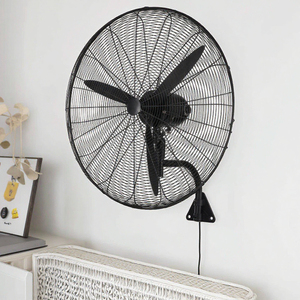 Ventilateur mural oscillant de haute qualité de 20 pouces, refroidisseur d'air à grande vitesse, en métal, 3 vitesses, moteur AC, commande mécanique, montage mural - Product Image 4