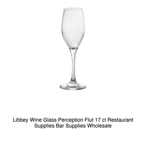 Perception Flut 17 cl Gobelet Libbey H 21,5 cm Ø 7 cm - Product Image 2