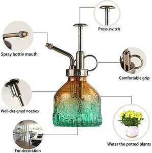Vintage Style Bronze pompe supérieure en plastique petit Spritzer <span class=keywords><strong>décoratif</strong></span> <span class=keywords><strong>arrosoir</strong></span> cadeau pour intérieur extérieur Succulent maison plante - Product Image 3