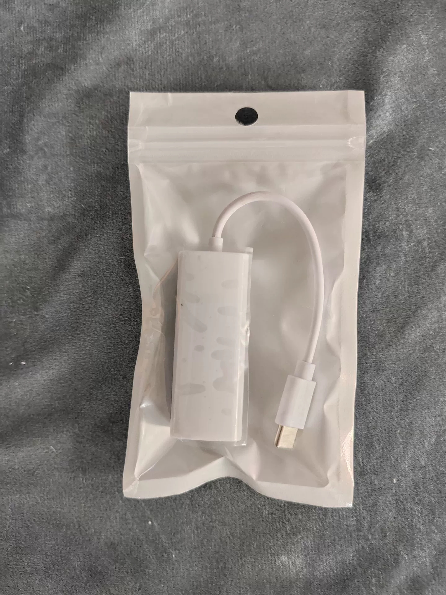 Blanc type c Port avec sac d'opp