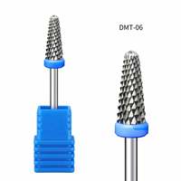 Accessoires de ponceuse à ongles en acier au tungstène en gros, tête de meulage diamantée pour le retrait du vernis gel