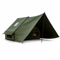 Tente de camping gonflable de qualité supérieure, une chambre, structure en acier galvanisé, revêtement PVC, résistante au vent et à la pluie, quatre saisons, anti-UV