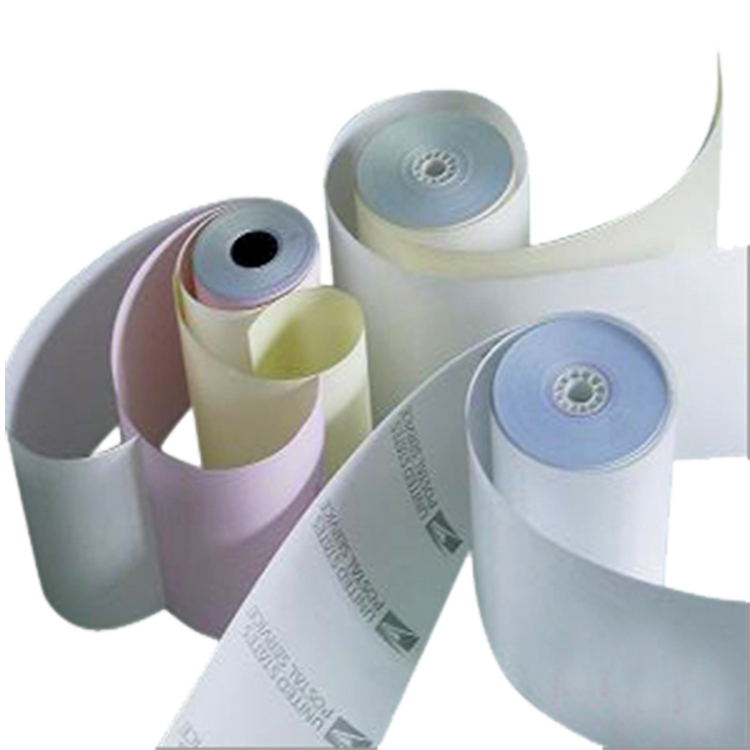 Papel ncr do rolo de papel do papel do carboneto da alta qualidade 2 ply