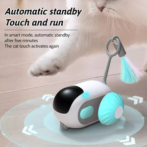 Voiture de jouet de chat télécommandée électrique intelligente jouets de voiture interactifs pour animaux de compagnie en gros produits personnalisés pour animaux de compagnie - Product Image 2