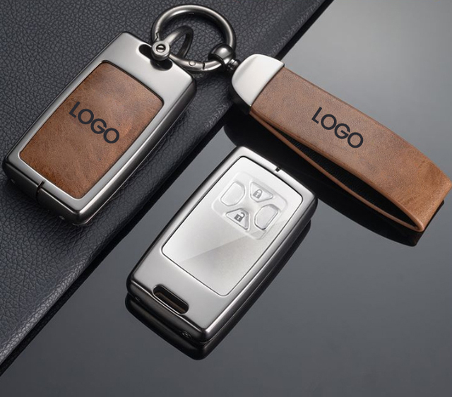 For toyota Alphard Previa Mark X Zinc Alloy Metal TPU Car Remote Key case Cover Shell 2 3 4 5 Button