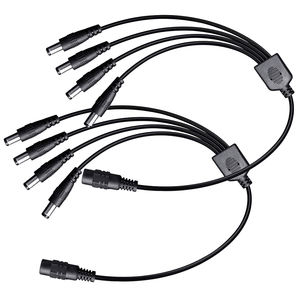 ESANN 1 Erkek - 2 Dişi 3 Dişi 22AWG DC 5525 5521 Güç Konektörü Elektronik Özel Erkek Dişi Uzatma Kablosu - Product Image 1