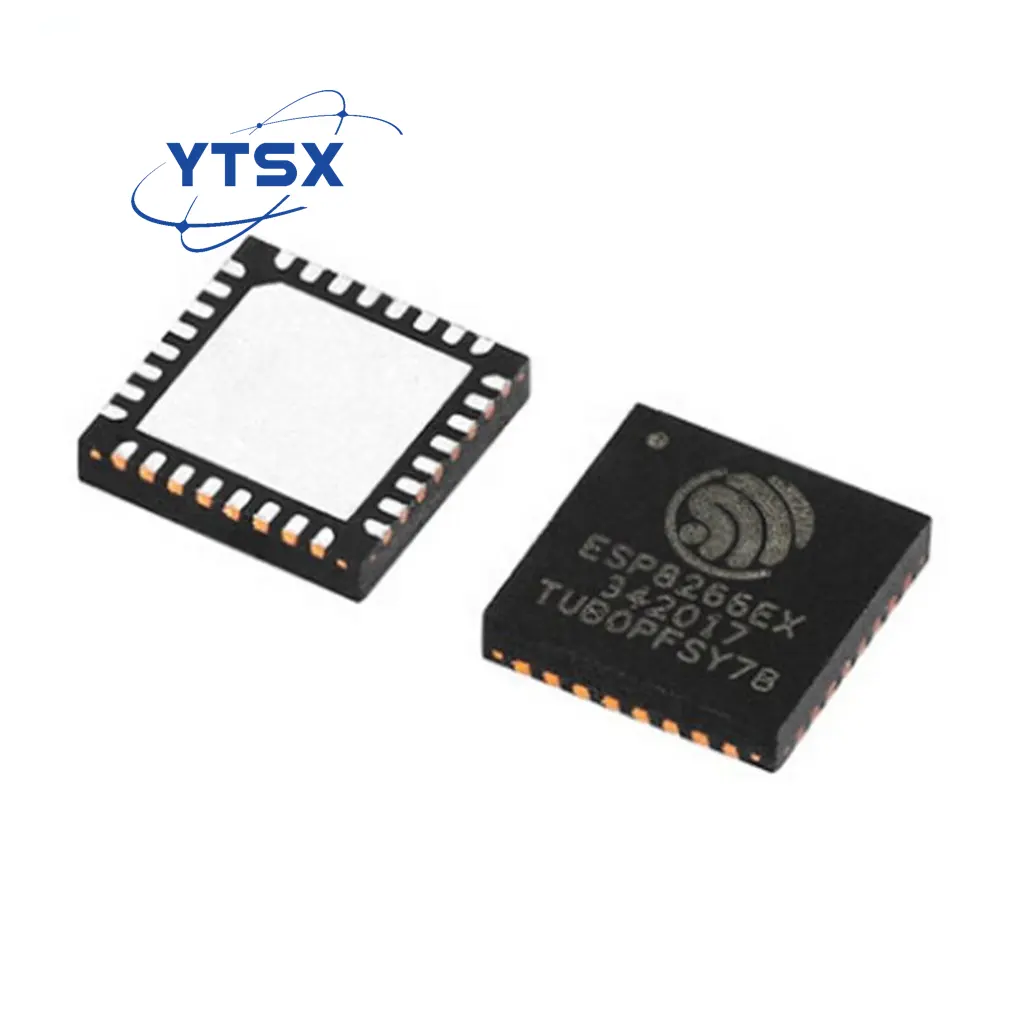 ESP8266EX QFN32 5*5mm Original RF System on a Chip 2.4GHz 54Mbps -91dBm ESP8266 ESP8266E ESP8266EX UART Wi-Fi Chips