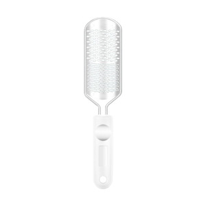 Nettoyeur de pieds en acier inoxydable, lime à pieds, nettoyeur de pieds double face, éliminateur de callosités, outil de soin des pieds, lavable. - Product Image 4