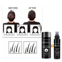 MOKERU Spray Fixateur de Fib Fibres Capillaires Tenue Forte 118ml, Laque pour Coiffure Cire, Produit de Soin Capillaire Marque Blanche